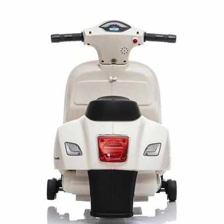Coches Juguete Niños: Moto Eléctrica Mini Vespa Blanca