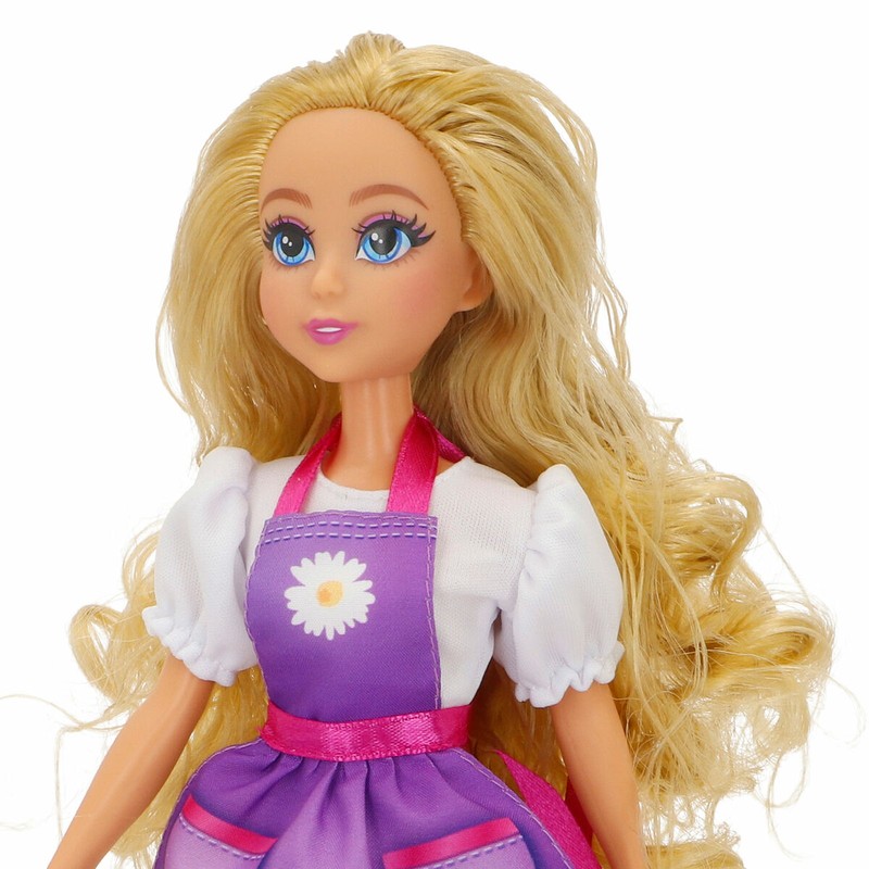 Set de juego floristería infantil con muñeca y accesorios