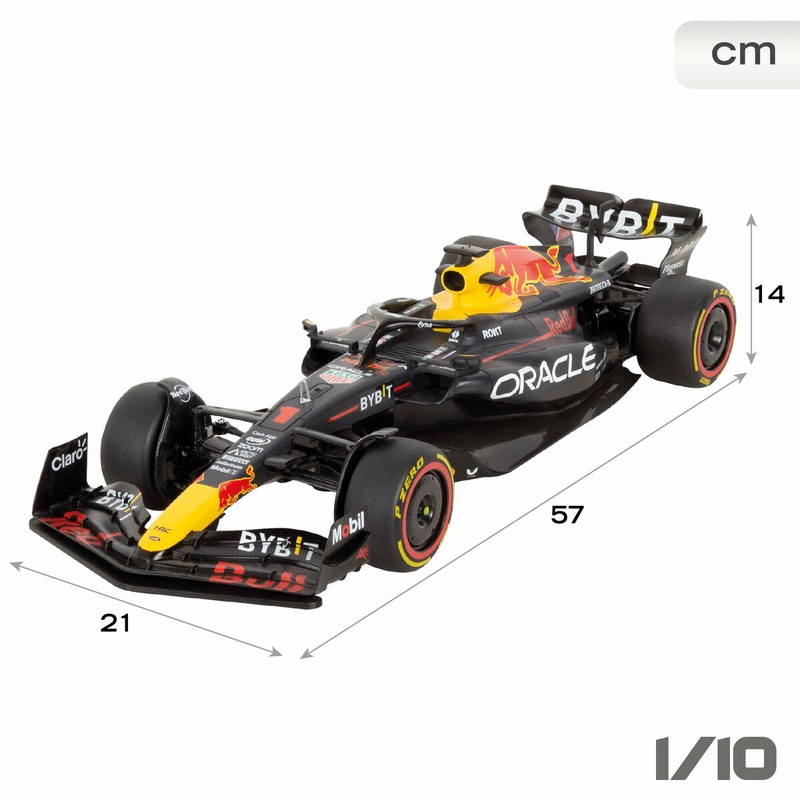 Detalle del coche radiocontrol Red Bull F1 con acabados premium