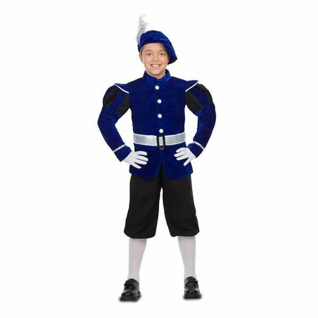 Disfraces Niños: Paje Azul My Other Me - Chaqueta, Gorro y Pantalones
