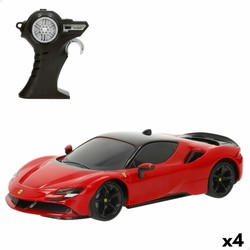 Coches juguete niños Audi SF90 STRADALE radiocontrol pack de 4