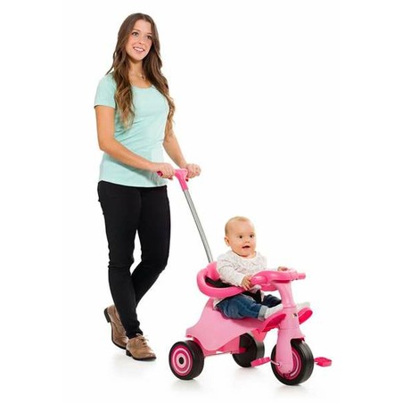 Juguetes Exterior Niños: Triciclo Moltó Urban City Rosa con Luz