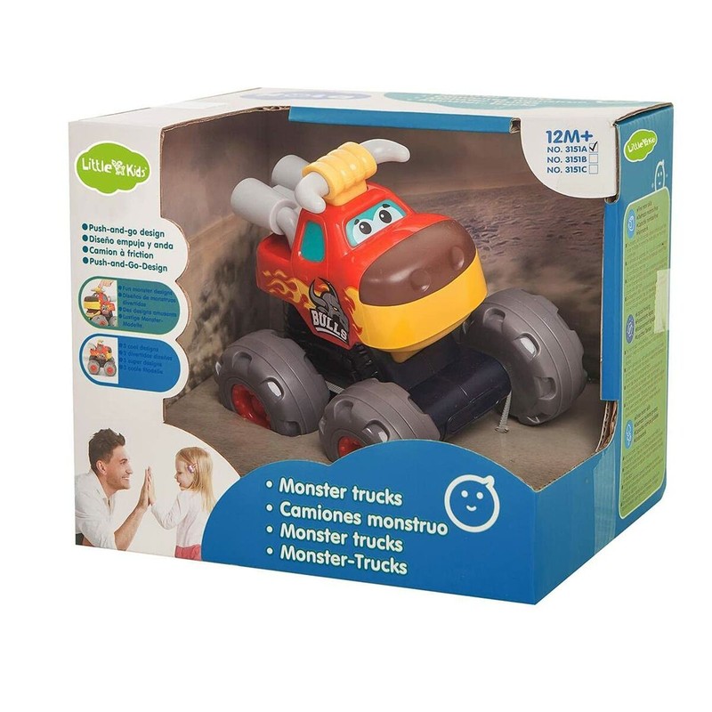 Coches Juguete Niños: Camión Fricción Monster Trucks BigBuy Fun - Compra online en MegaJuguetes