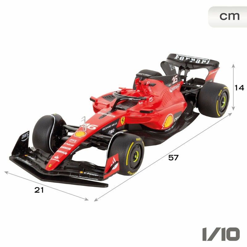 Ferrari F1 radiocontrol con mando y sonidos envolventes
