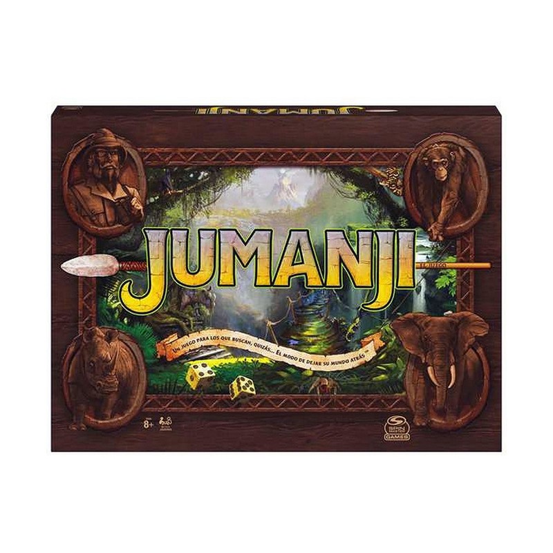 Juego de Mesa Jumanji Spin Master: Aventura para Niños y Familia