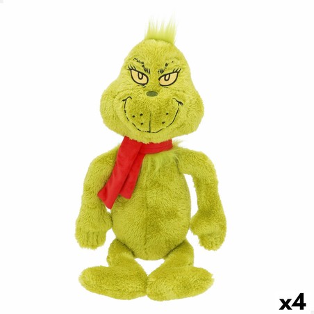 Peluche The Grinch de felpa suave con bufanda roja
