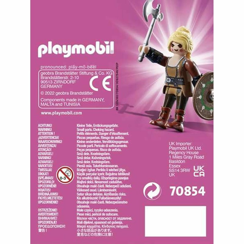 Figuras Acción Niños Playmobil Vikinga 70854 Articulada