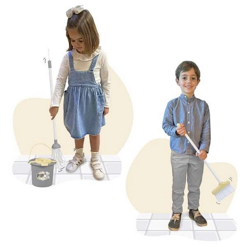 Juego Simbólico Niños BigBuy Kids Set Limpieza Pipo Educativo