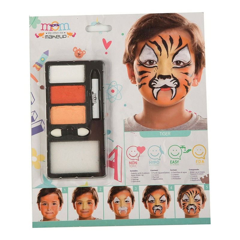 Disfraces Niños: Set Maquillaje Tigre My Other Me - Compra online en MegaJuguetes