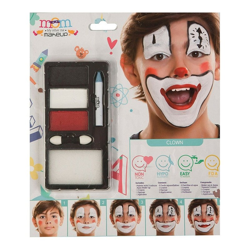 Disfraces Niños My Other Me: Set de Maquillaje Payaso - Compra online en MegaJuguetes