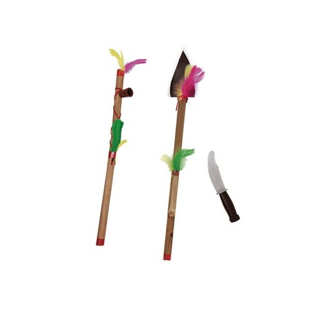 Disfraces Niños: Accesorios My Other Me Indio Americano Hacha y Pipa 48cm
