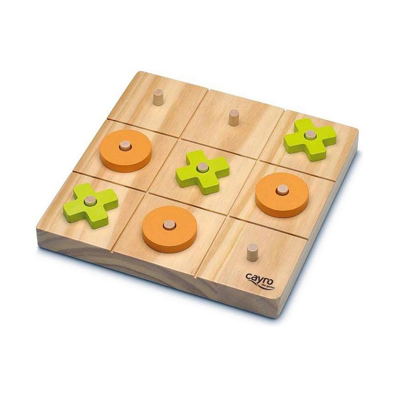 Juegos Mesa Niños: Tres en Raya Cayro Madera Educativo