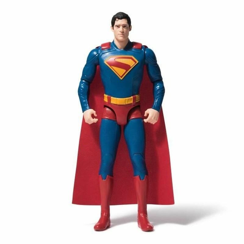 Muñeco articulado DC Comics Superman de perfil mostrando detalles
