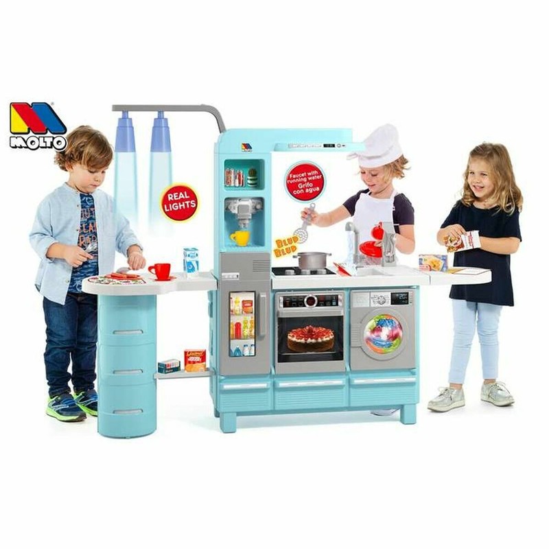 Juego Simbólico Niños: Cocina Moltó Gourmet con Grifo y Sonido - Compra online en MegaJuguetes