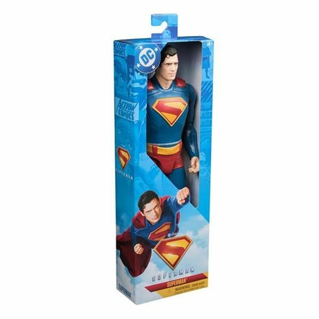 Figura de acción de Superman para niños, en un entorno de juego