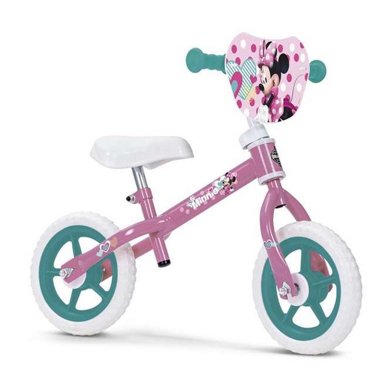 Juguetes Exterior Niños: Bicicleta Sin Pedales Minnie Mouse 10" Rosa - Compra online en MegaJuguetes