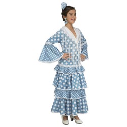 Disfraz Niños My Other Me Flamenca Huelva Turquesa 7-9 Años - Compra online en MegaJuguetes