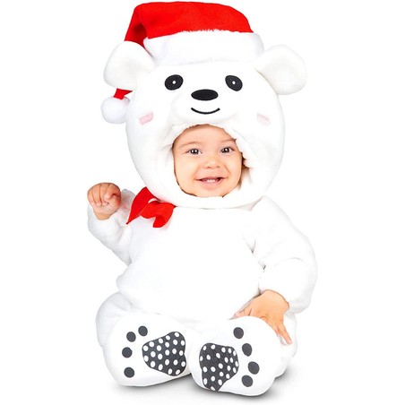 Disfraz Niños My Other Me Oso Navidad Blanco 7-12 Meses - Compra online en MegaJuguetes