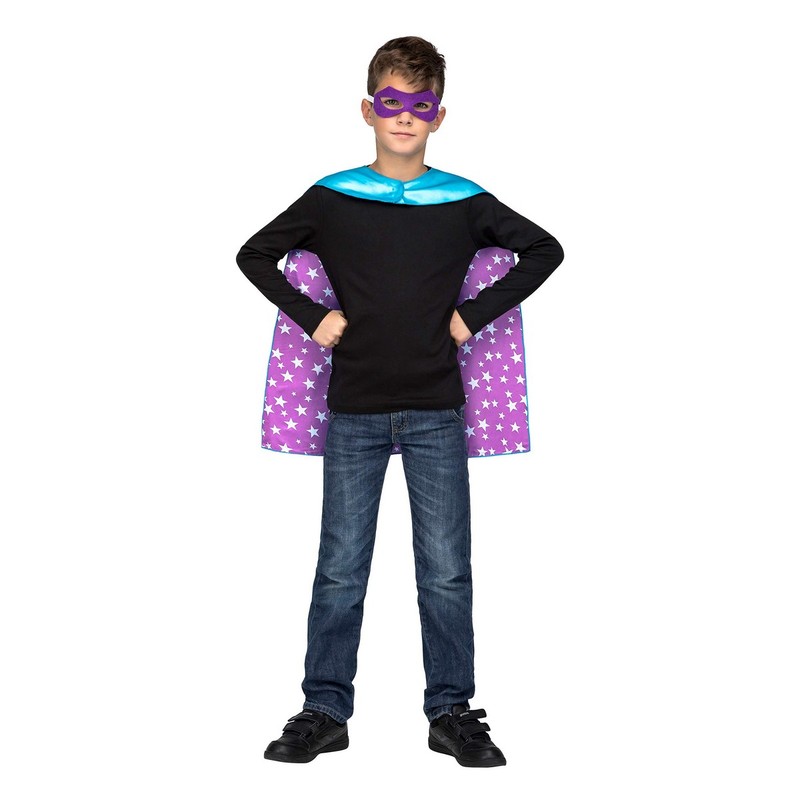 Disfraz para Niños My Other Me: Capa Superhéroe Azul 3-6 años