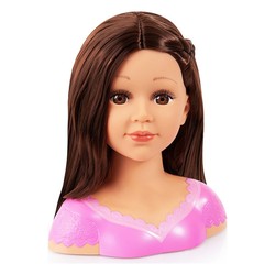 Manualidades Niños: Busto Reig Charlene Super Model para Peinar y Maquillar - Compra online en MegaJuguetes