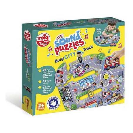 Puzzle Infantil Reig Busy City con Sonidos Interactivos