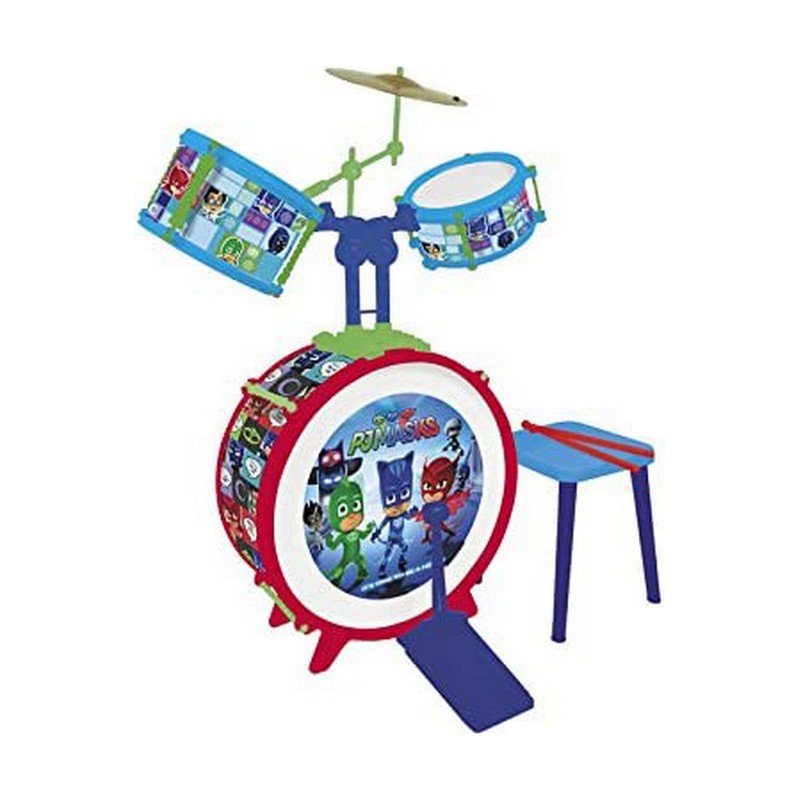 Juguetes Musicales Niños: Batería PJ Masks de Plástico - Compra online en MegaJuguetes