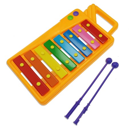 Juguetes Musicales Niños - Set Percusión Reig Natura Music 9 Piezas