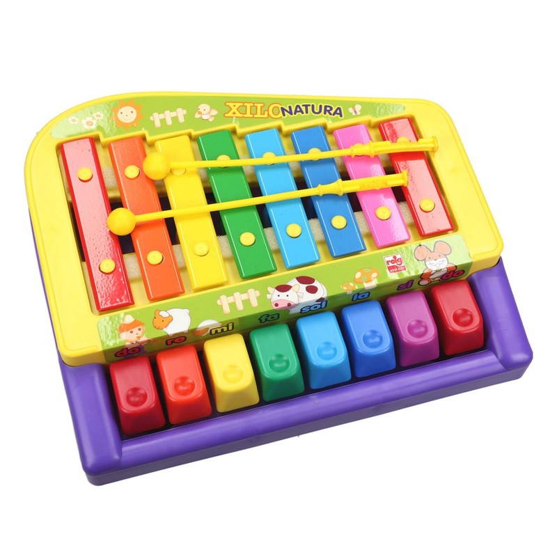 Juguetes Musicales Niños Reig Xilo Natura - Piano Xilófono Educativo