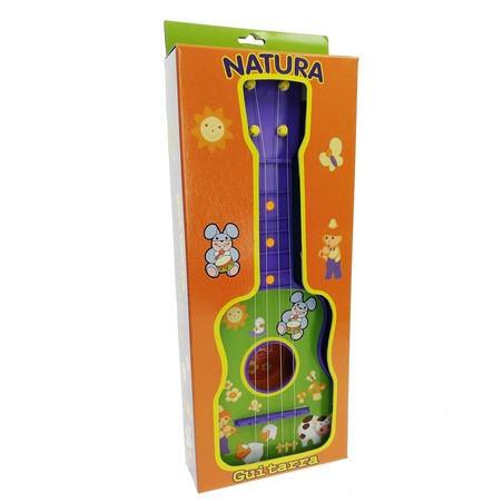 Juguetes Musicales Niños: Guitarra Infantil Reig 4 Cuerdas Azul