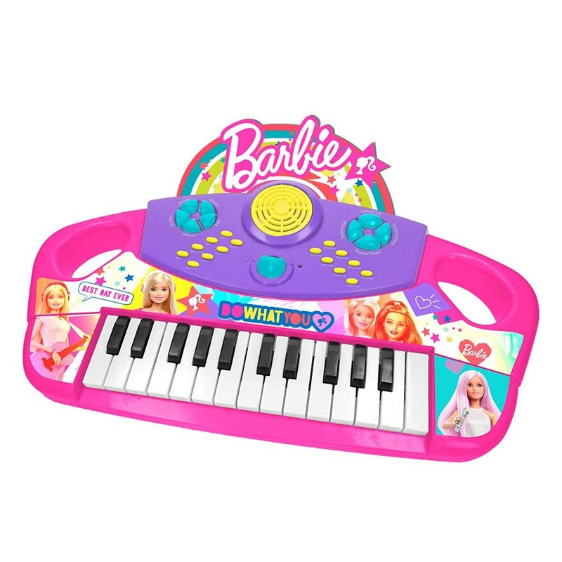 Juguetes Musicales Niños: Piano Electrónico Barbie Dreamtopia - Compra online en MegaJuguetes