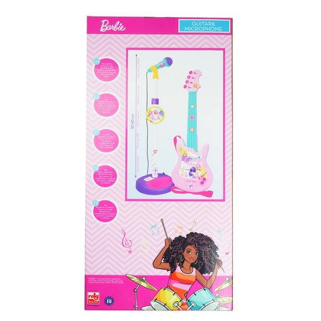 Juguetes Musicales Niños: Set Micrófono y Guitarra Barbie