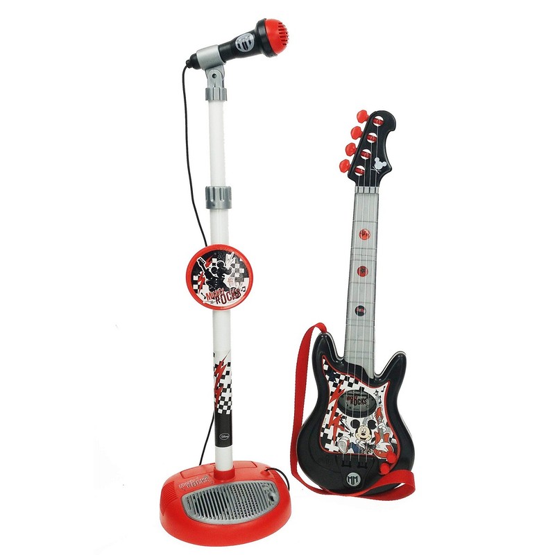 Juguetes Musicales Niños: Set Micrófono Guitarra Mickey Mouse - Compra online en MegaJuguetes