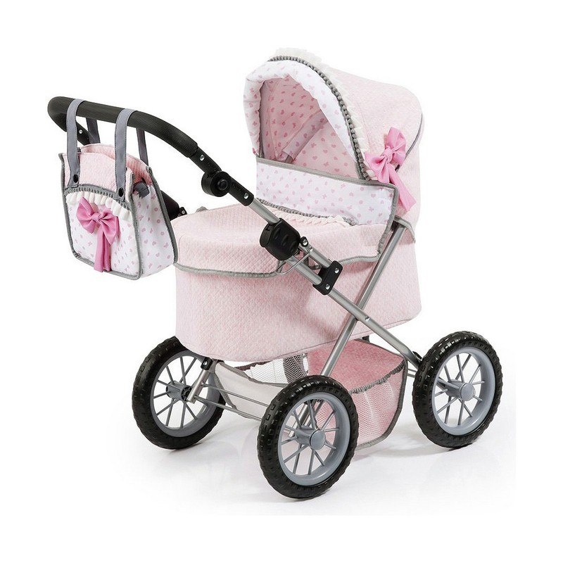Muñecas Niñas: Carrito Reig Trendy Rosa 45 cm - Compra online en MegaJuguetes