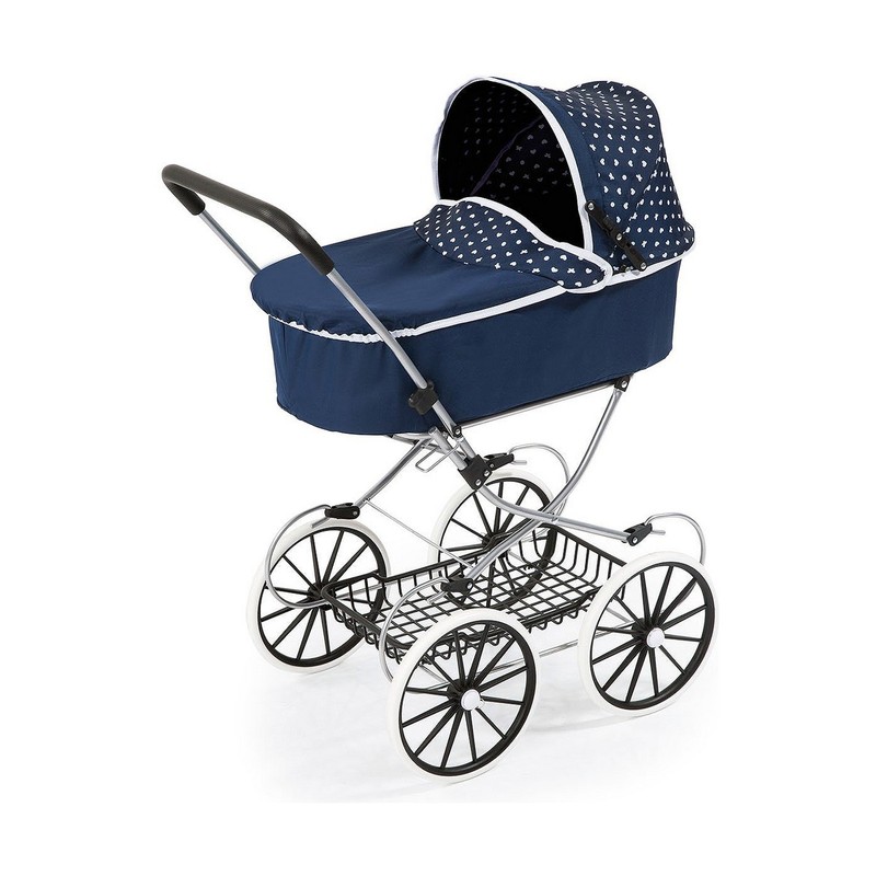Carrito para Muñecas Niñas Reig Classic Deluxe Azul