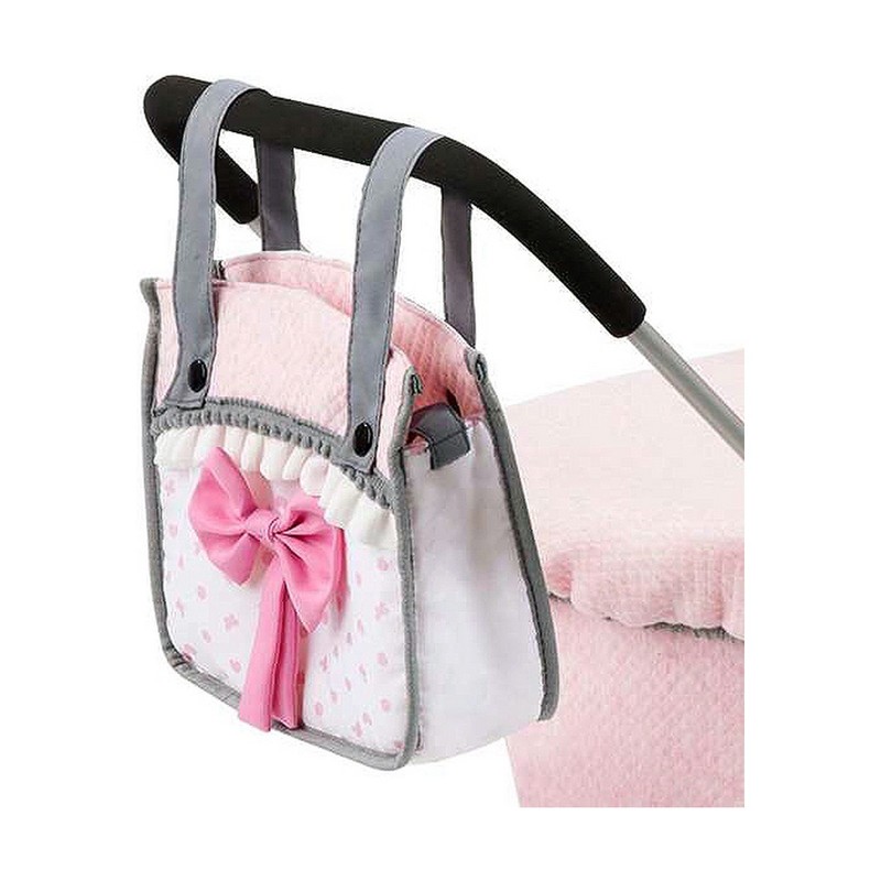 Muñecas Niñas - Carrito Reig Dolls Pram Rosa 64 cm