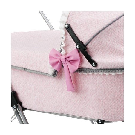 Muñecas Niñas - Carrito Reig Dolls Pram Rosa 64 cm