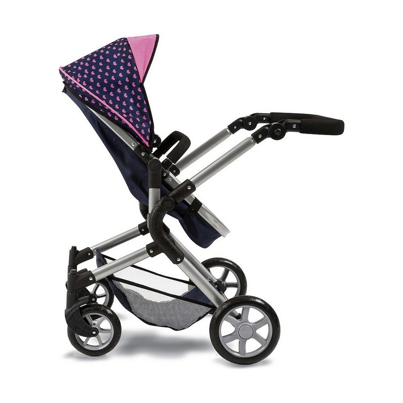 Muñecas Niñas: Carrito Reig Combi Neo Pro Azul Marino