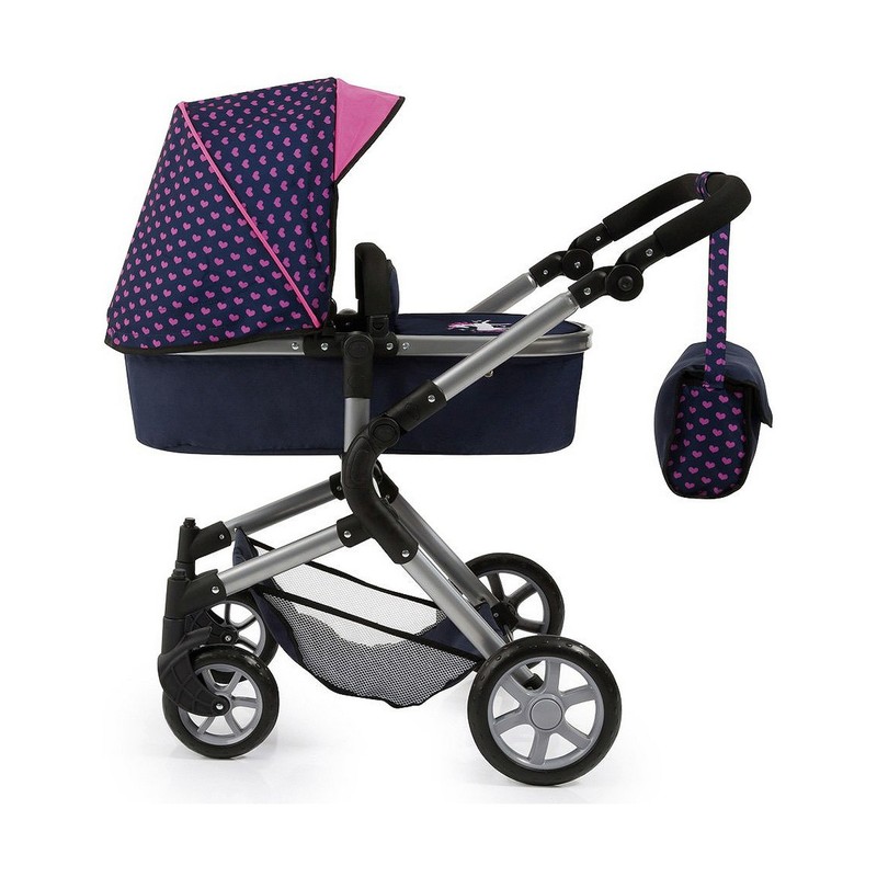 Muñecas Niñas: Carrito Reig Combi Neo Pro Azul Marino