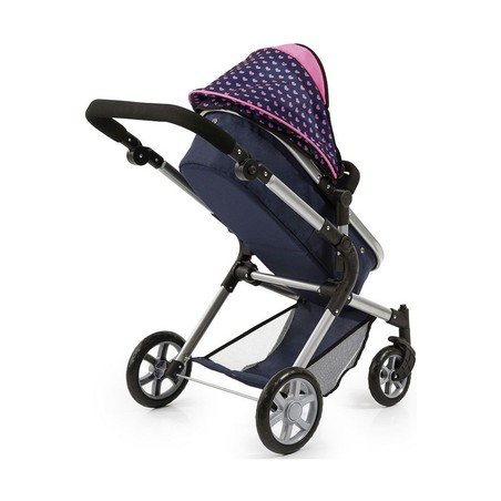 Muñecas Niñas: Carrito Reig Combi Neo Pro Azul Marino