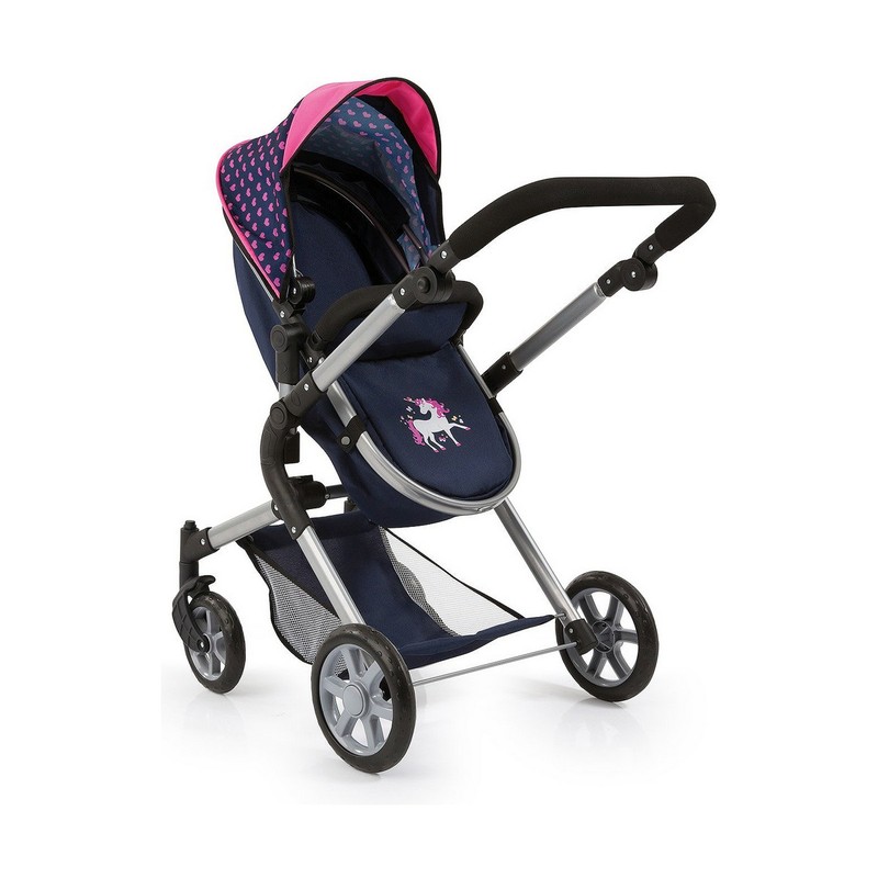Muñecas Niñas: Carrito Reig Combi Neo Pro Azul Marino
