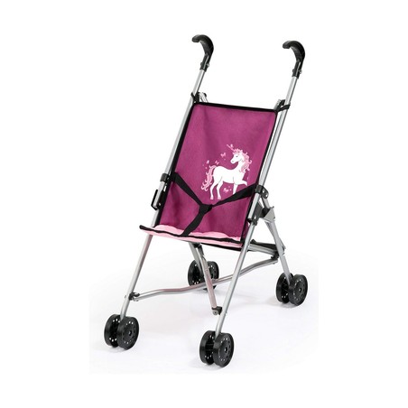 Muñecas Niñas: Carrito Paraguas Unicornio Reig Morada - Compra online en MegaJuguetes