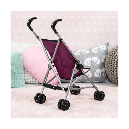 Muñecas Niñas: Carrito Paraguas Unicornio Reig Morada