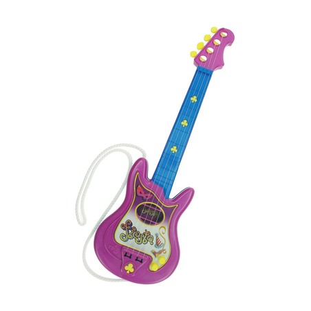 Juguetes Musicales Niños: Guitarra Eléctrica Reig Party 4 Cuerdas Azul - Compra online en MegaJuguetes
