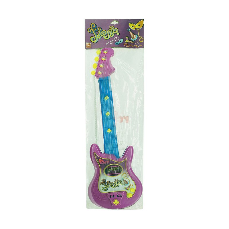 Juguetes Musicales Niños: Guitarra Eléctrica Reig Party 4 Cuerdas Azul