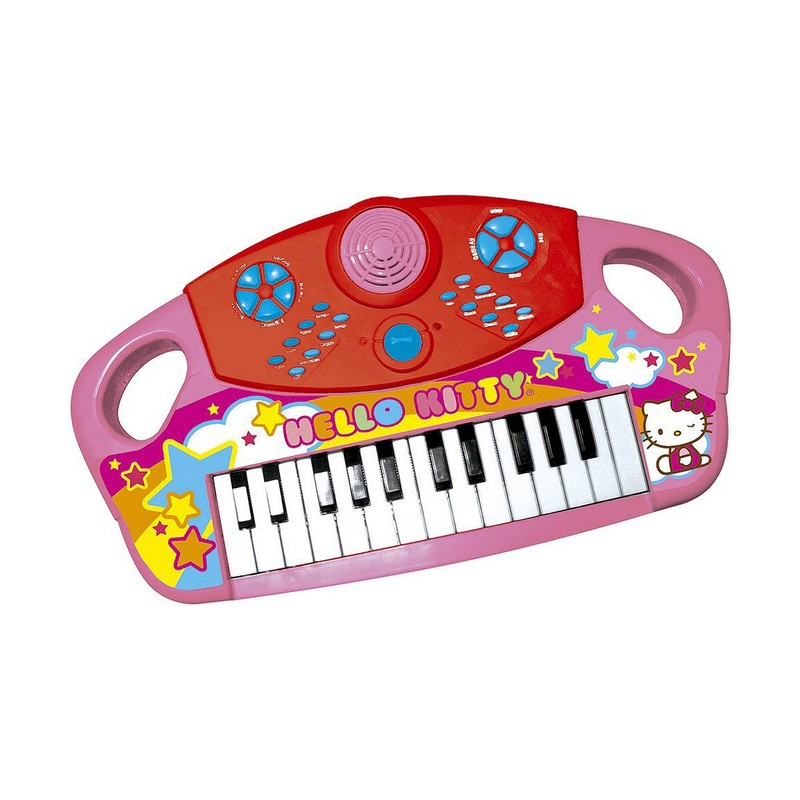 Juguetes Musicales Niños: Piano Electrónico Hello Kitty Rosa - Compra online en MegaJuguetes