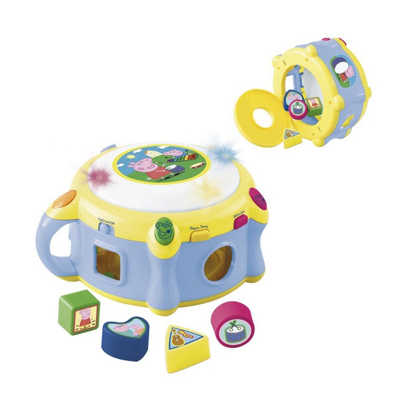 Juguetes Musicales Niños - Tambor Peppa Pig Reig Plástico - Compra online en MegaJuguetes