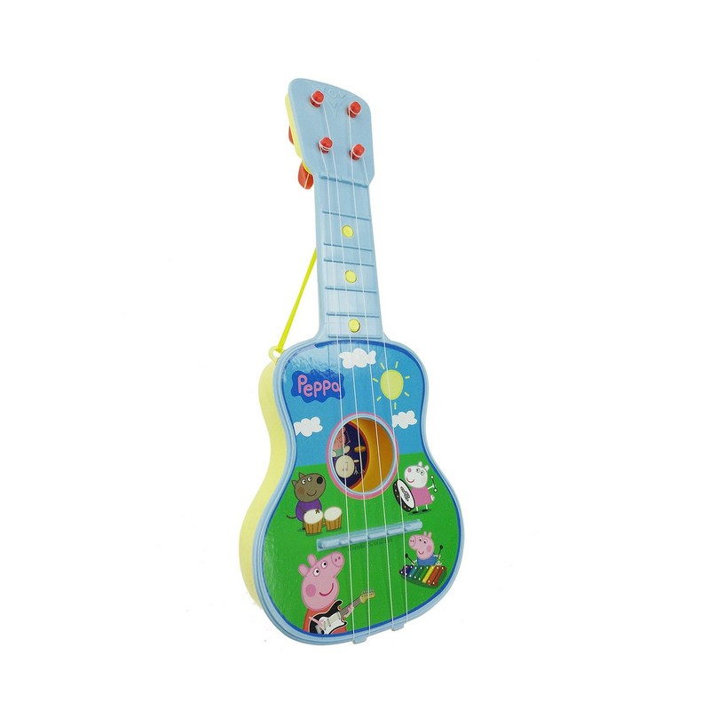 Juguetes Musicales Niños - Guitarra Infantil Peppa Pig Azul