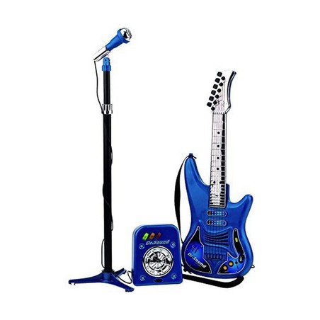 Juguetes Musicales Niños: Guitarra Infantil Reig con Micrófono Azul - Compra online en MegaJuguetes
