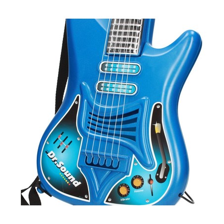 Juguetes Musicales Niños: Guitarra Infantil Reig con Micrófono Azul