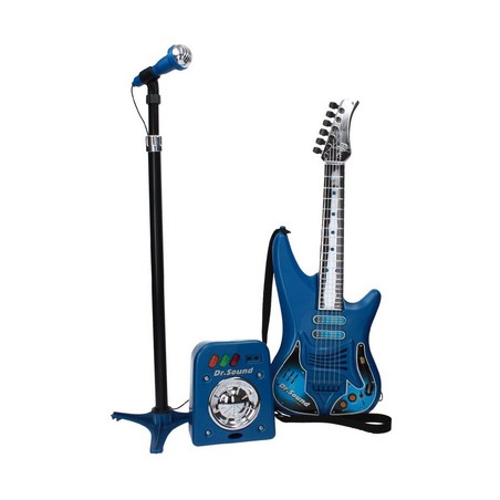 Juguetes Musicales Niños: Guitarra Infantil Reig con Micrófono Azul